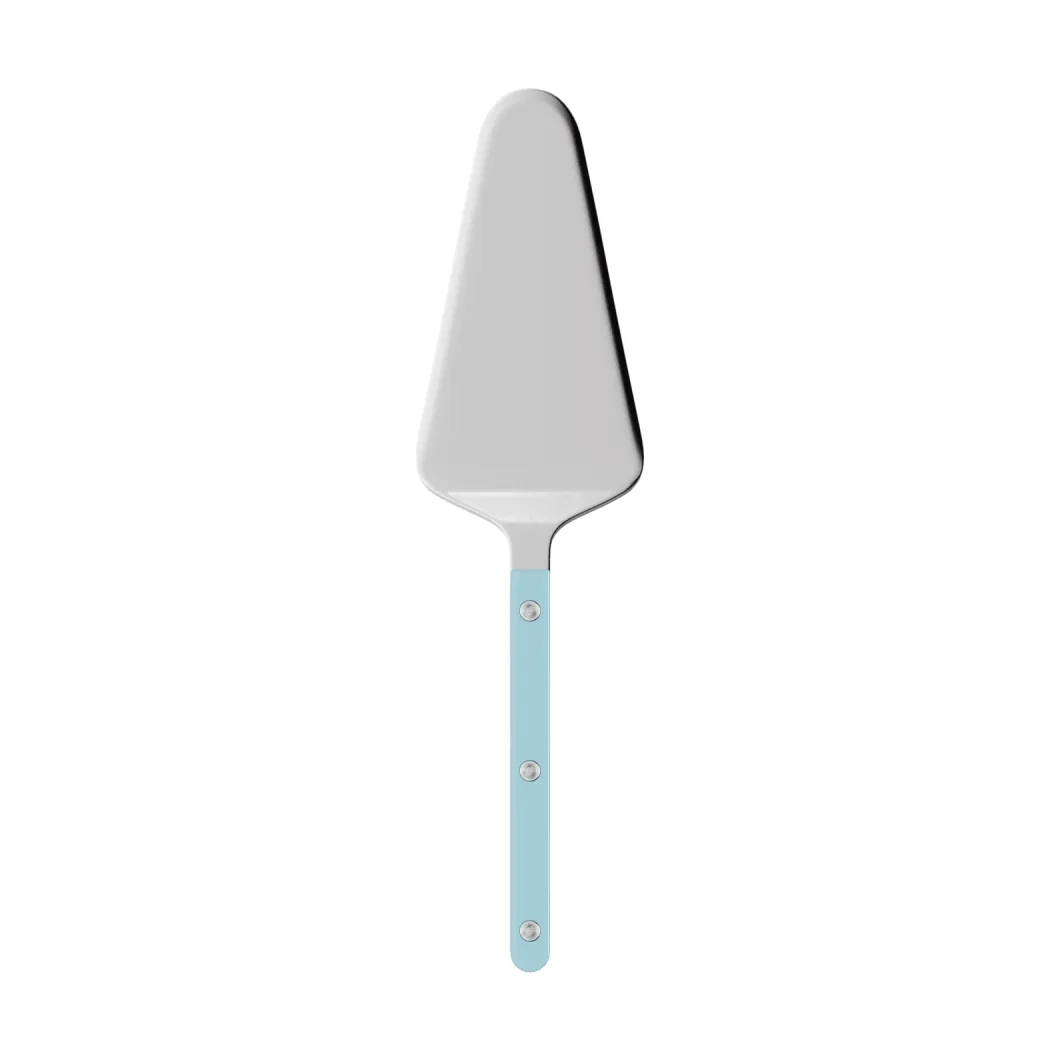 Bistrot solid cake server 25 cm, Pastel blue SABRE Paris