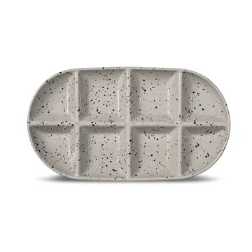 Ditte serving platter large 20x36 cm - Gray-black - Sagaform