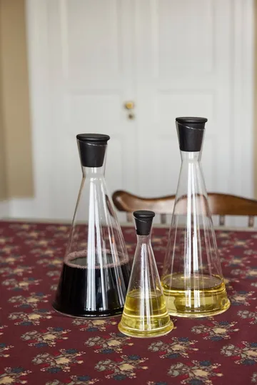 Gurken carafe - Clear-black, 1.2 l - Sagaform