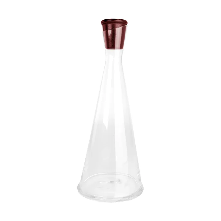 Gurken carafe - Clear-dark red, 1.2 l - Sagaform