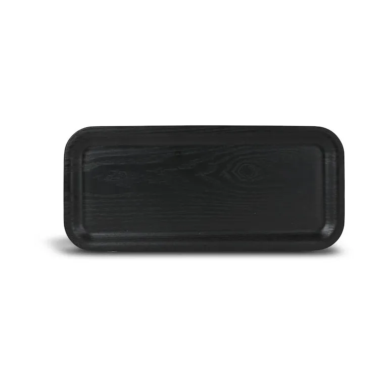 Hanna long plate 34x15 cm, Black Sagaform