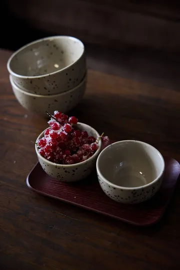 Hanna plate - Wine red - Sagaform