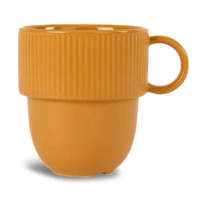 Inka cup with handle 27 cl, Yellow Sagaform