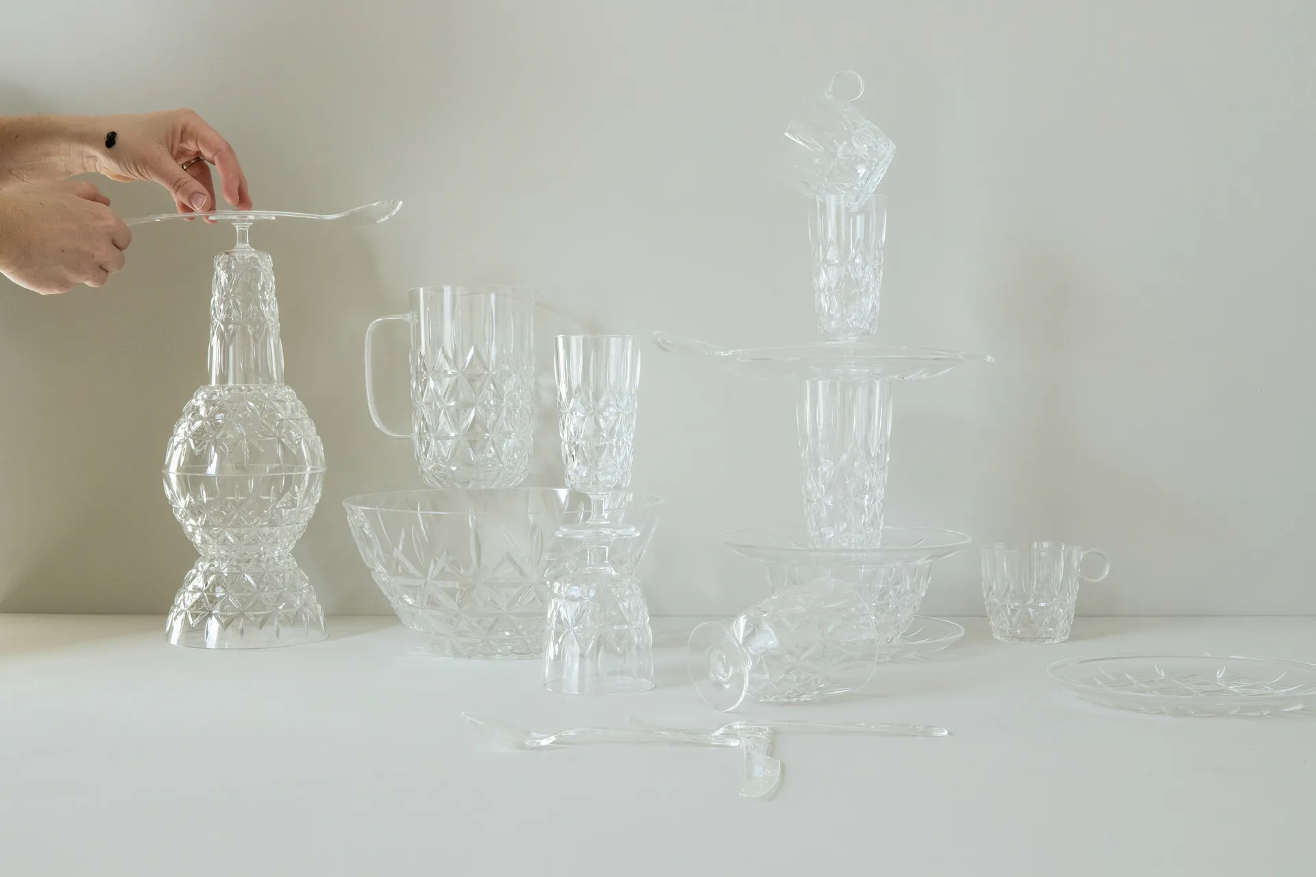 Picnic bowl Ø26 cm , Clear Sagaform