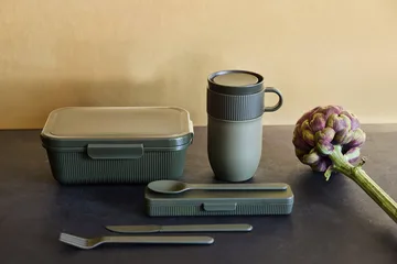Tina cutlery set - Green Pantone 4228C - Sagaform