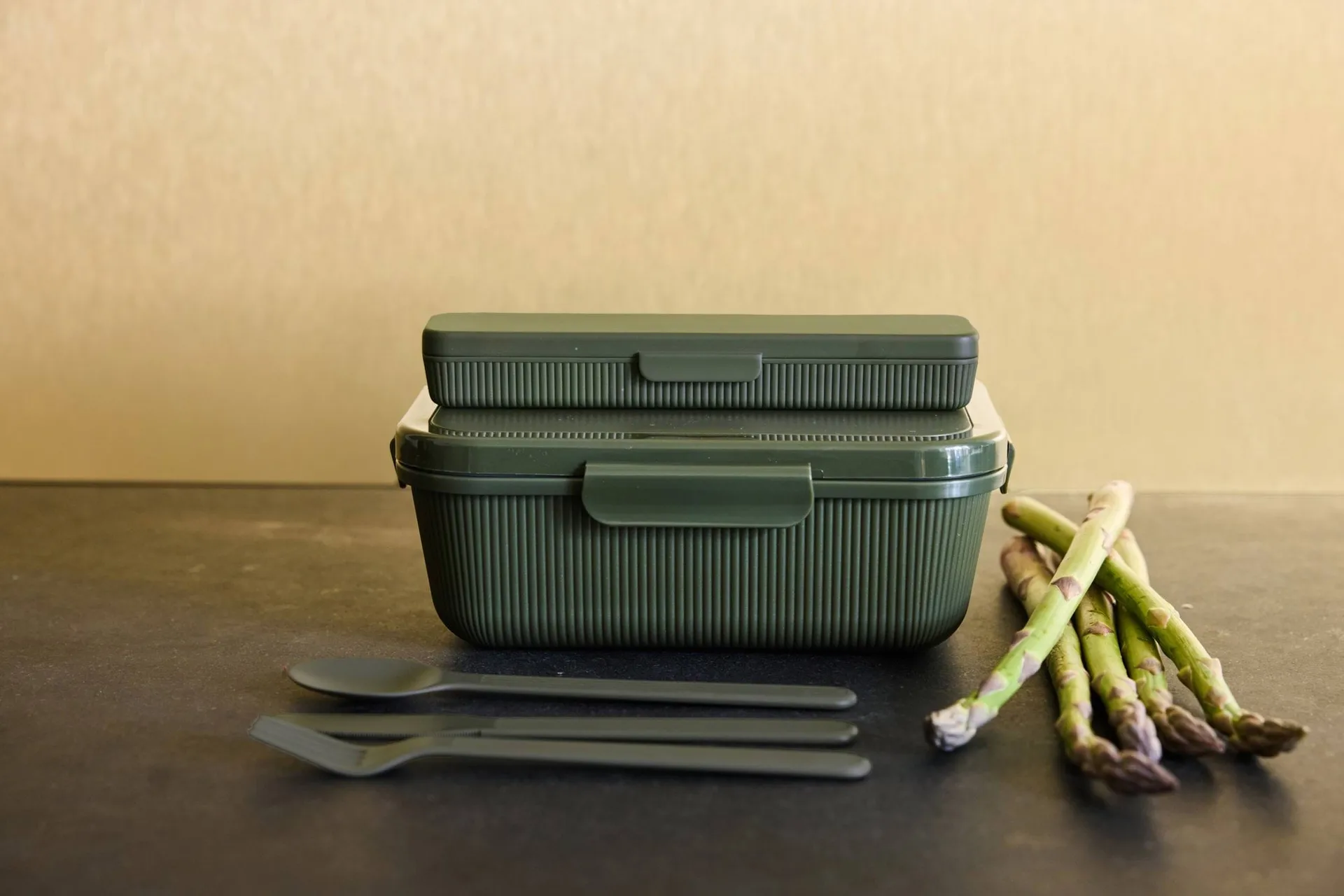 Tina cutlery set, Green Pantone 4228C Sagaform