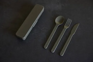 Tina cutlery set - Green Pantone 4228C - Sagaform