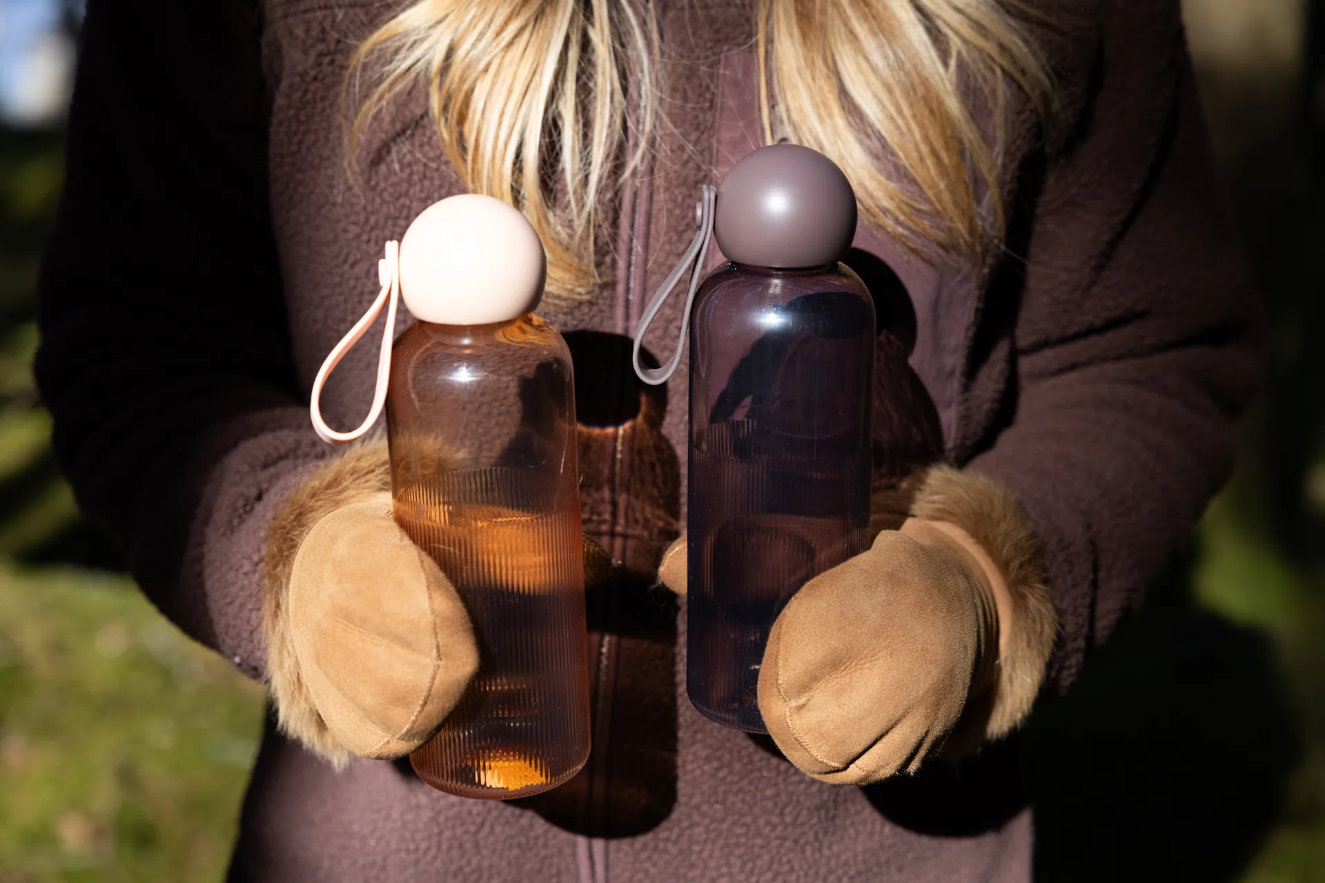 Ture water bottle 60 cl, Brown Pantone Sagaform
