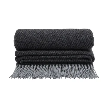 Ulli blanket 130x170 cm - Grey striped - Sagaform
