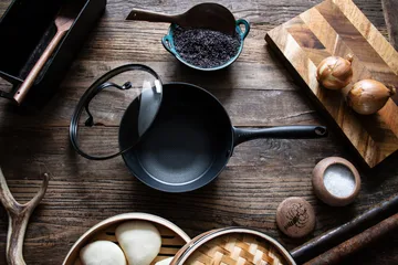 Satake saucepan sauté lightweight cast iron - 20 cm - Satake