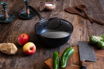 Satake sauté saucepan with glass lid 2-pieces - 2 L - Satake