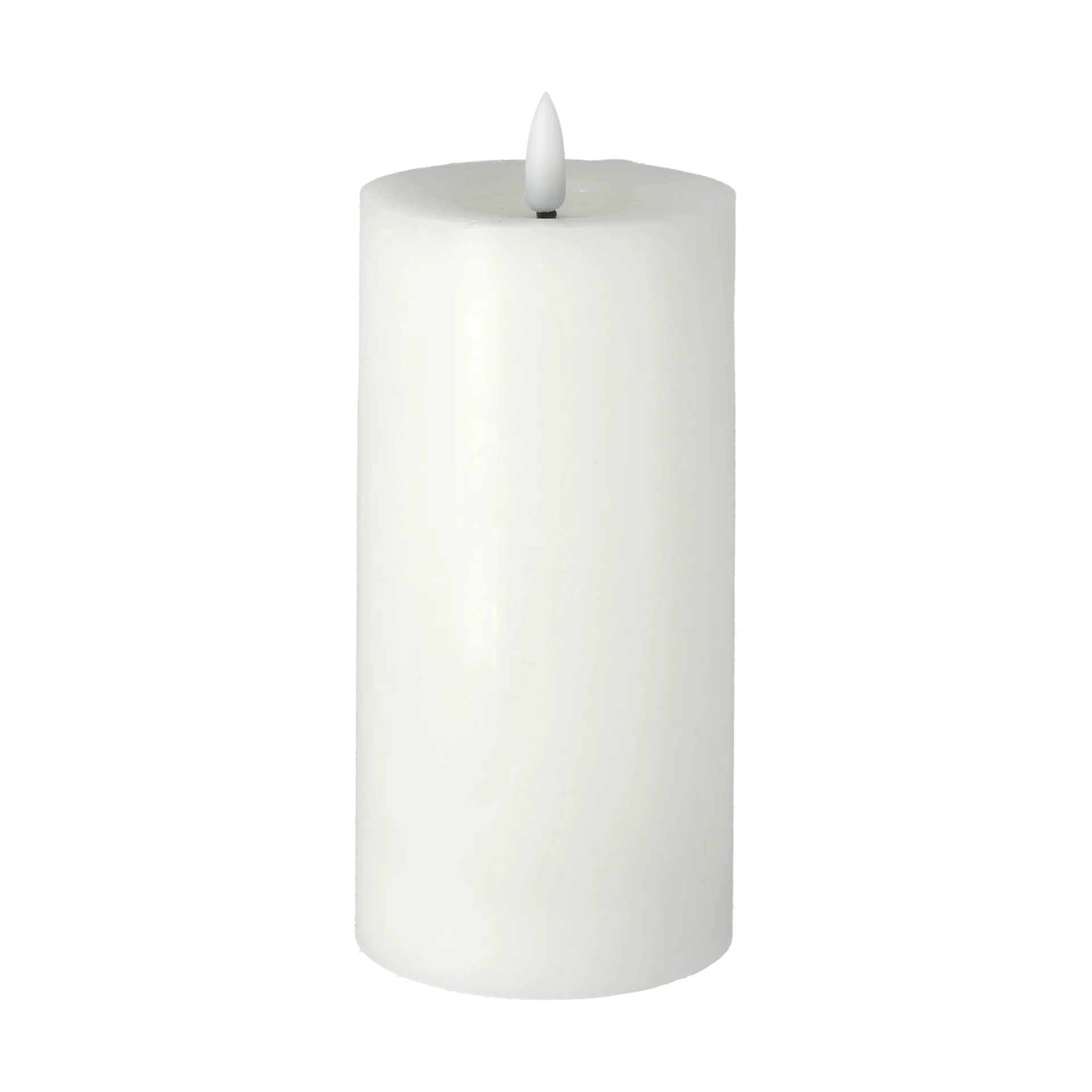 Bright Melt block candle 17,5 cm, White Scandi Essentials
