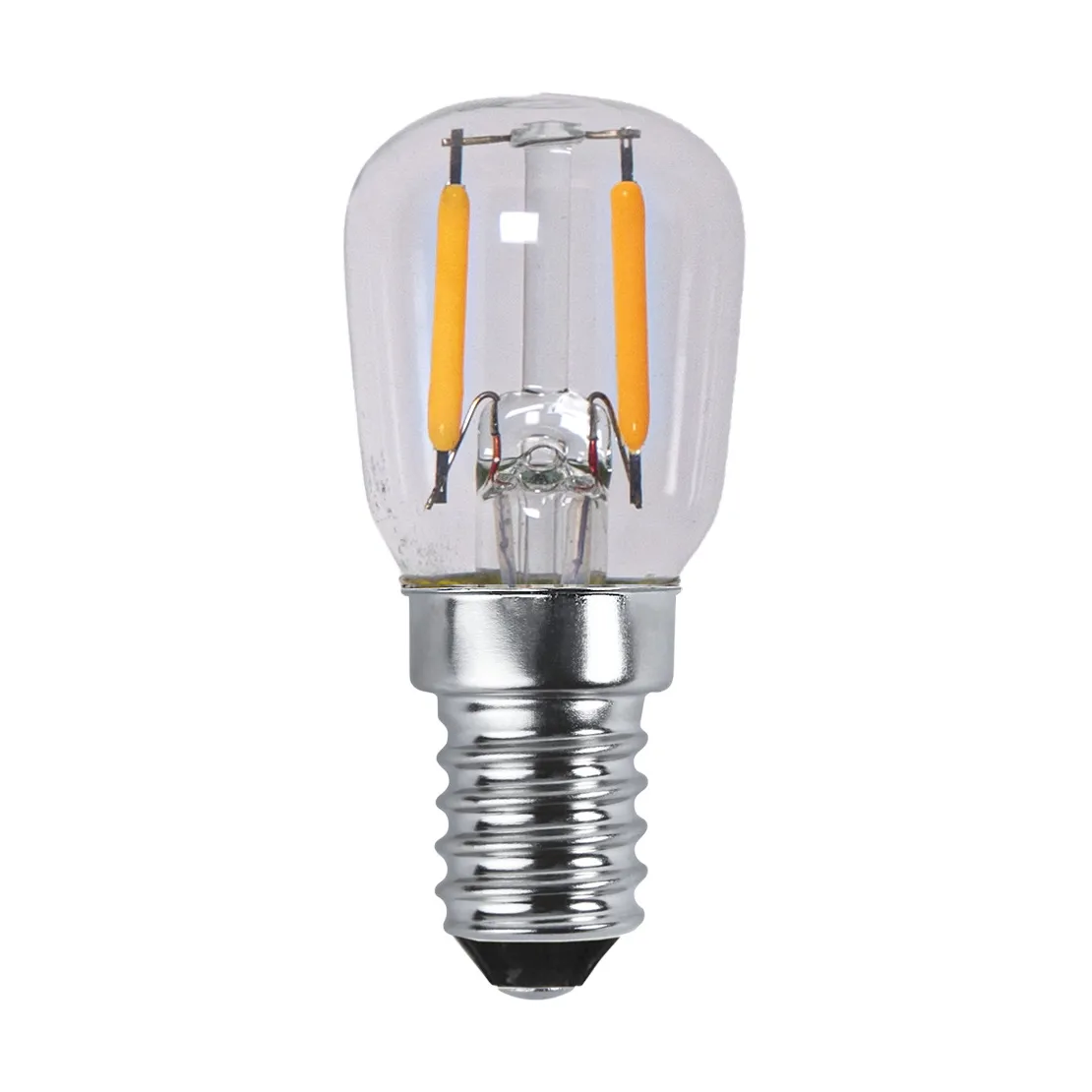 Lit dimmable light bulb E14 150lm filament, Clear, 3000K Scandi Essentials