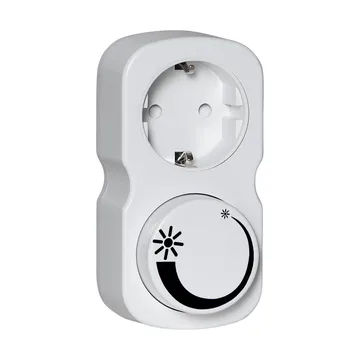 Lit plug-in dimmer Saco - White - Scandi Essentials