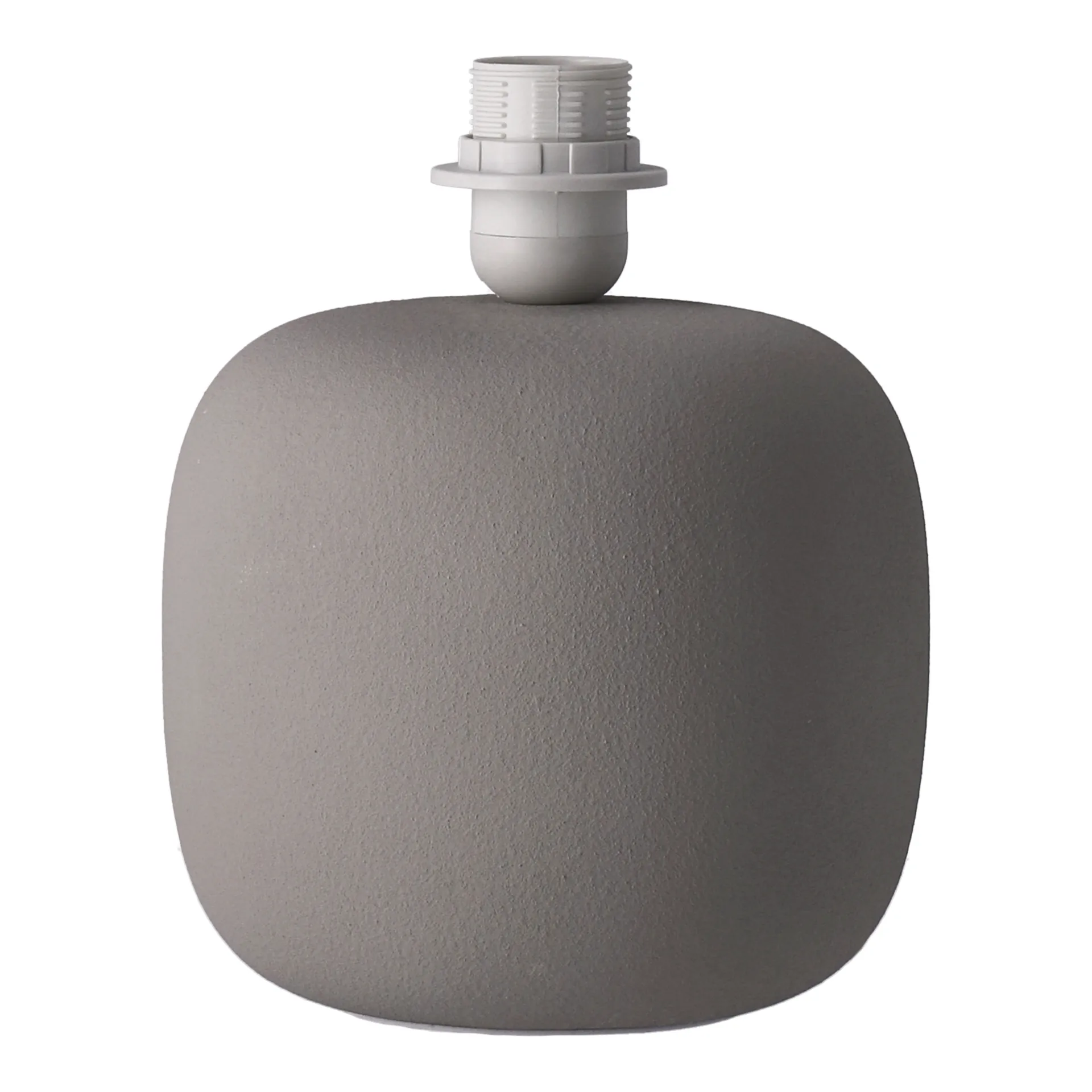 Boulder table lamp 29 cm grey-pleated white Scandi Living