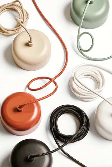 Ceiling suspension incl cord 250 cm - White - Scandi Living