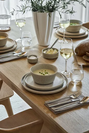 Clay bowl - Beige, Ø15 cm - Scandi Living