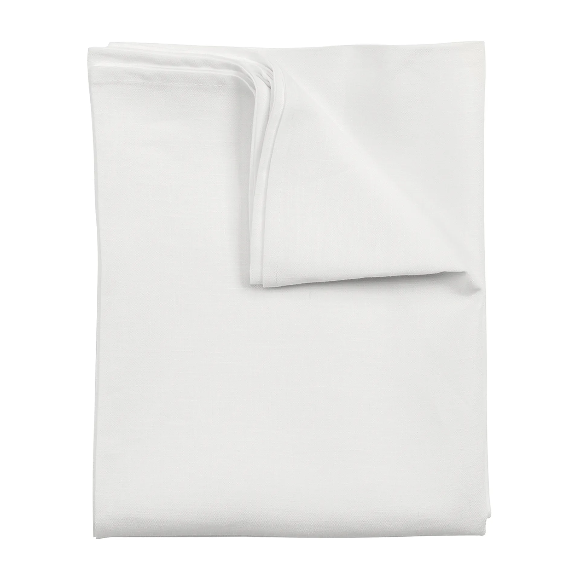Clean linen table cloth 145x350 cm, White Scandi Living