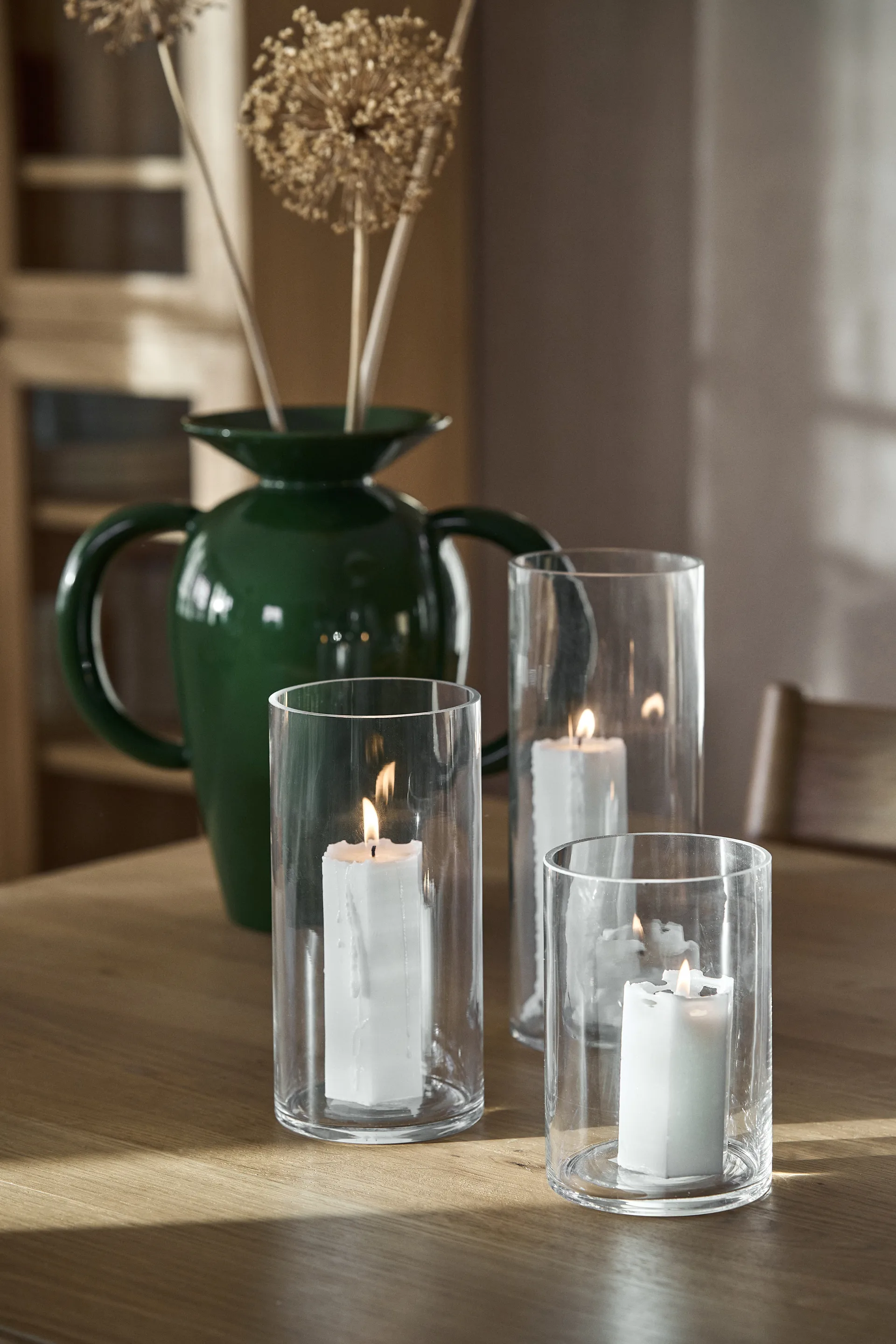 Cylinder vase Ø10x25 cm, Clear Scandi Living