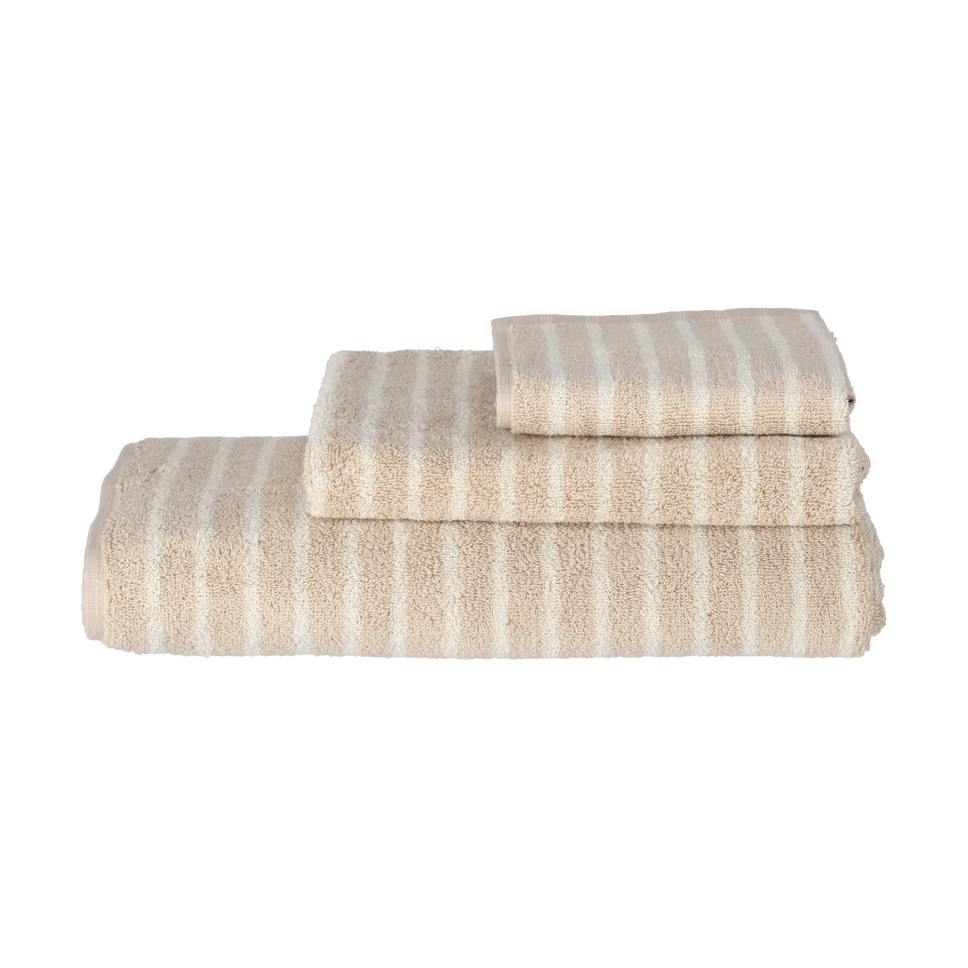 Drift bath towel 70x140 cm, Beige-white Scandi Living
