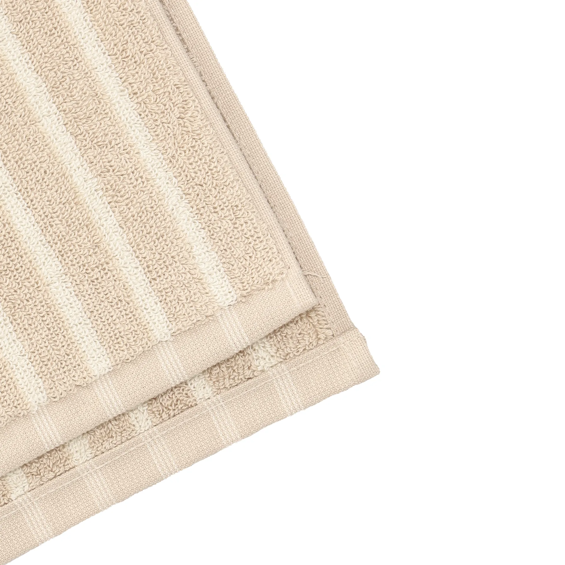 Drift bath towel 70x140 cm, Beige-white Scandi Living