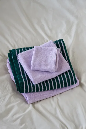 Drift towel 30x50 cm - Purple - Scandi Living