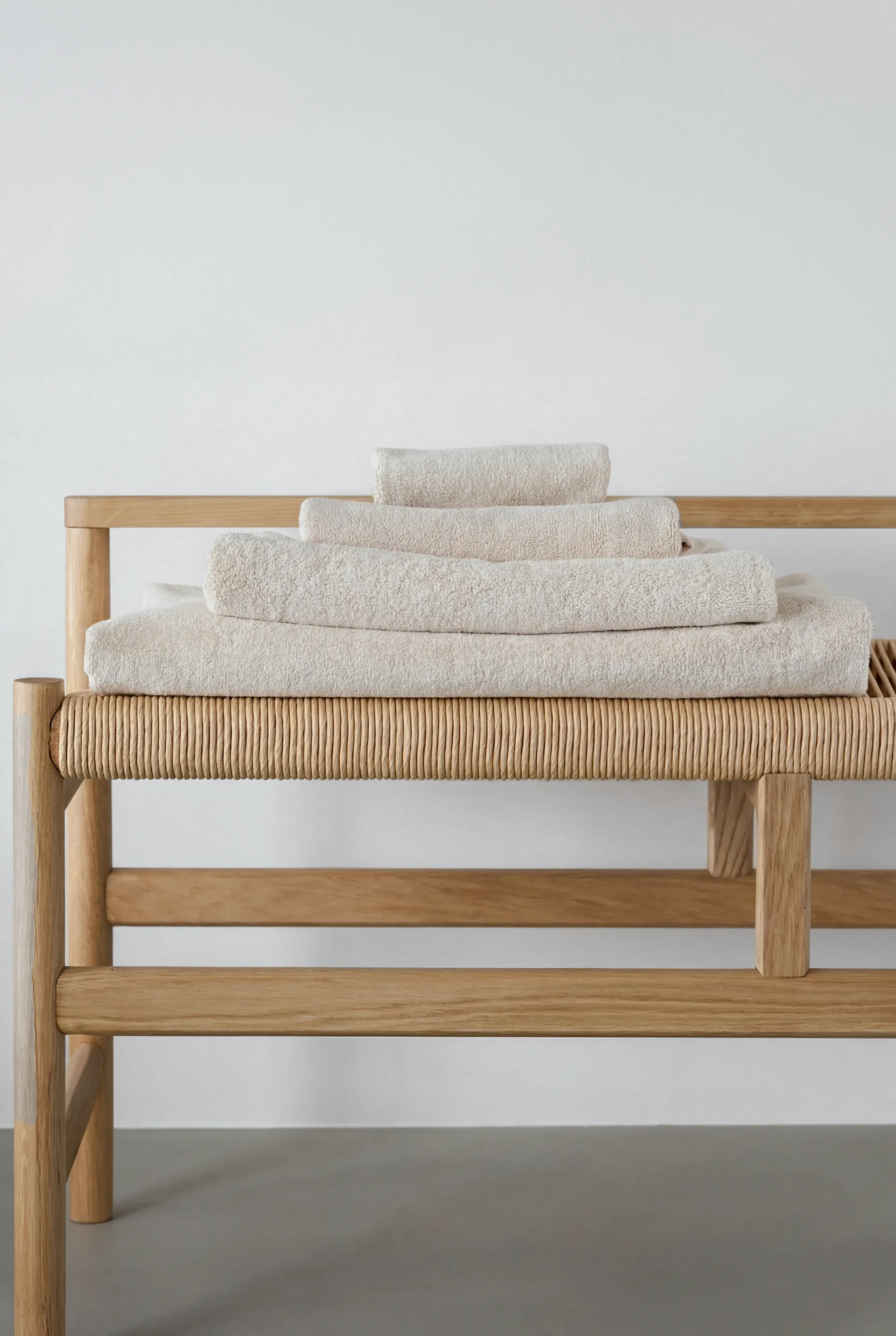 Drift towel 30x50 cm, White Scandi Living