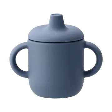 Elvie sippy cup silicone 180 ml - Blue - Scandi Living