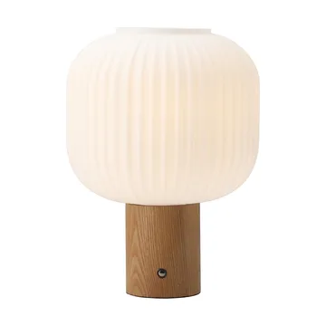 Fair portable table lamp - Frosted glass-ash - Scandi Living