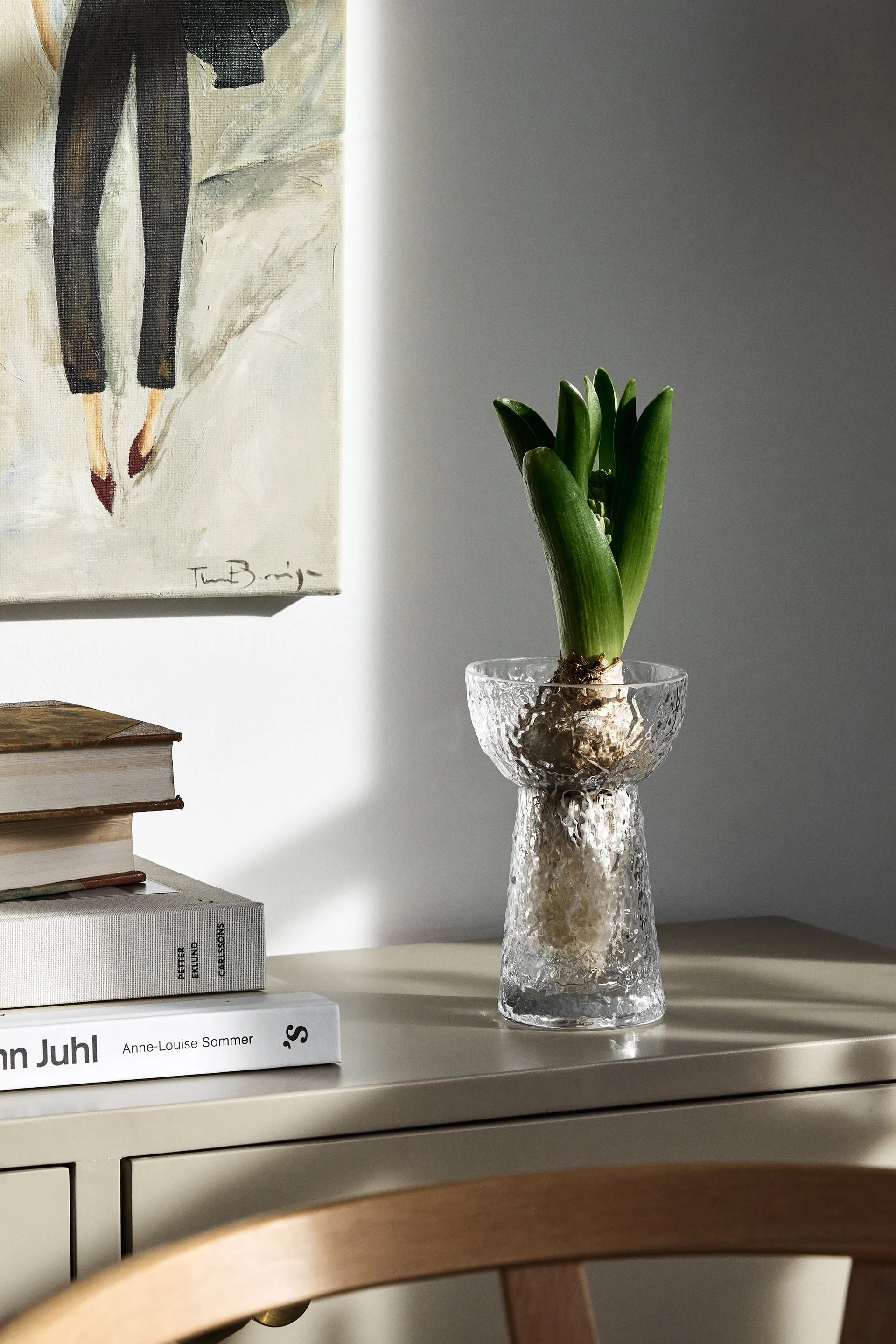 Flor hyacinth vase, Clear Scandi Living