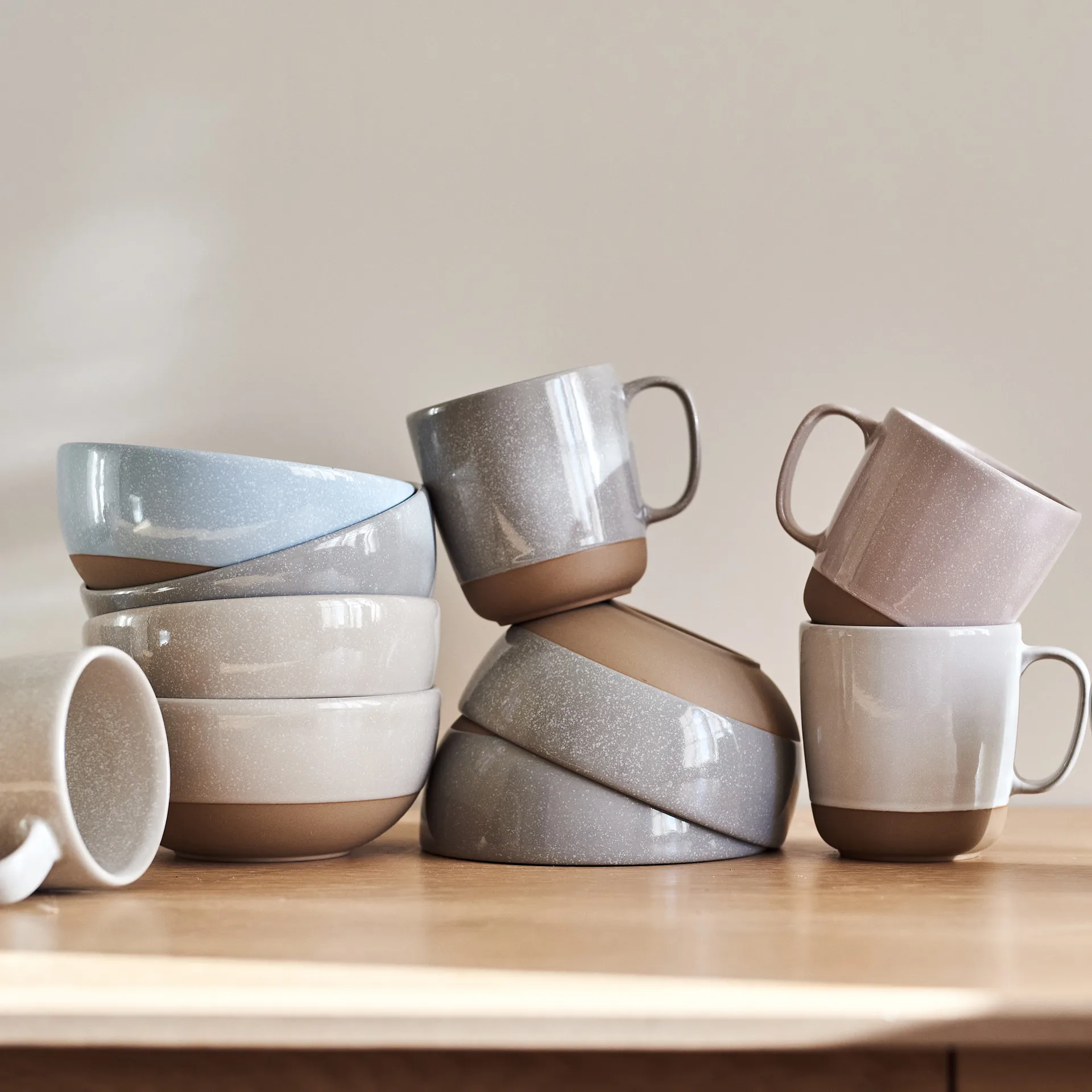 Fossil mug 35 cl, grey Scandi Living