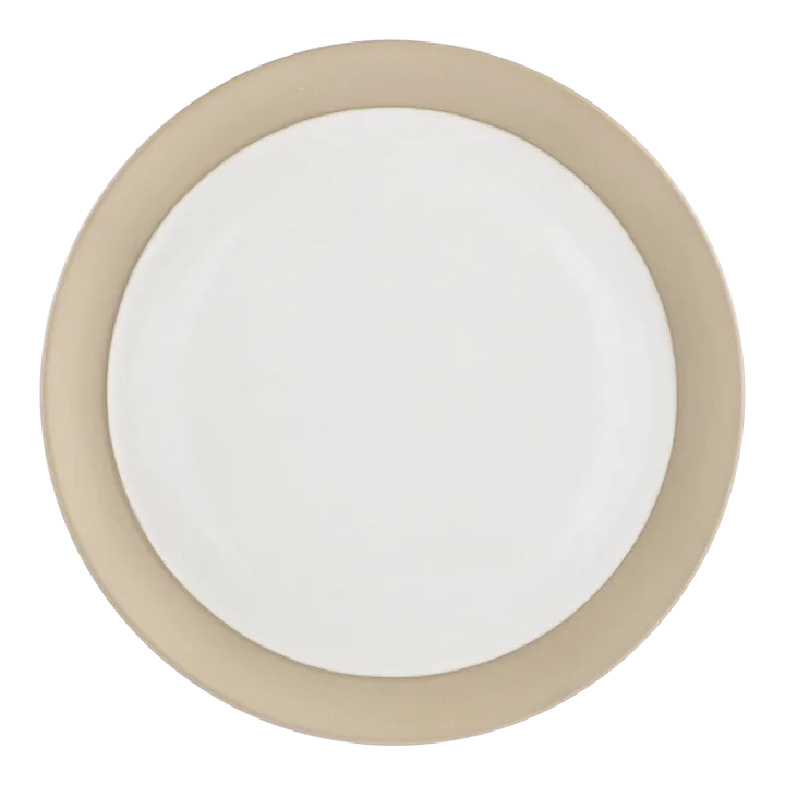 Fossil plate Ø26 cm - White - Scandi Living