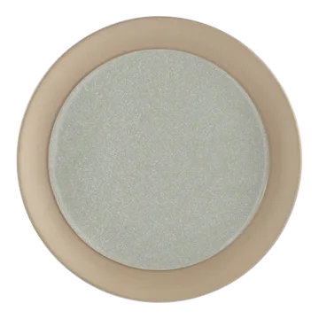 Fossil small plate Ø21 cm - Green - Scandi Living