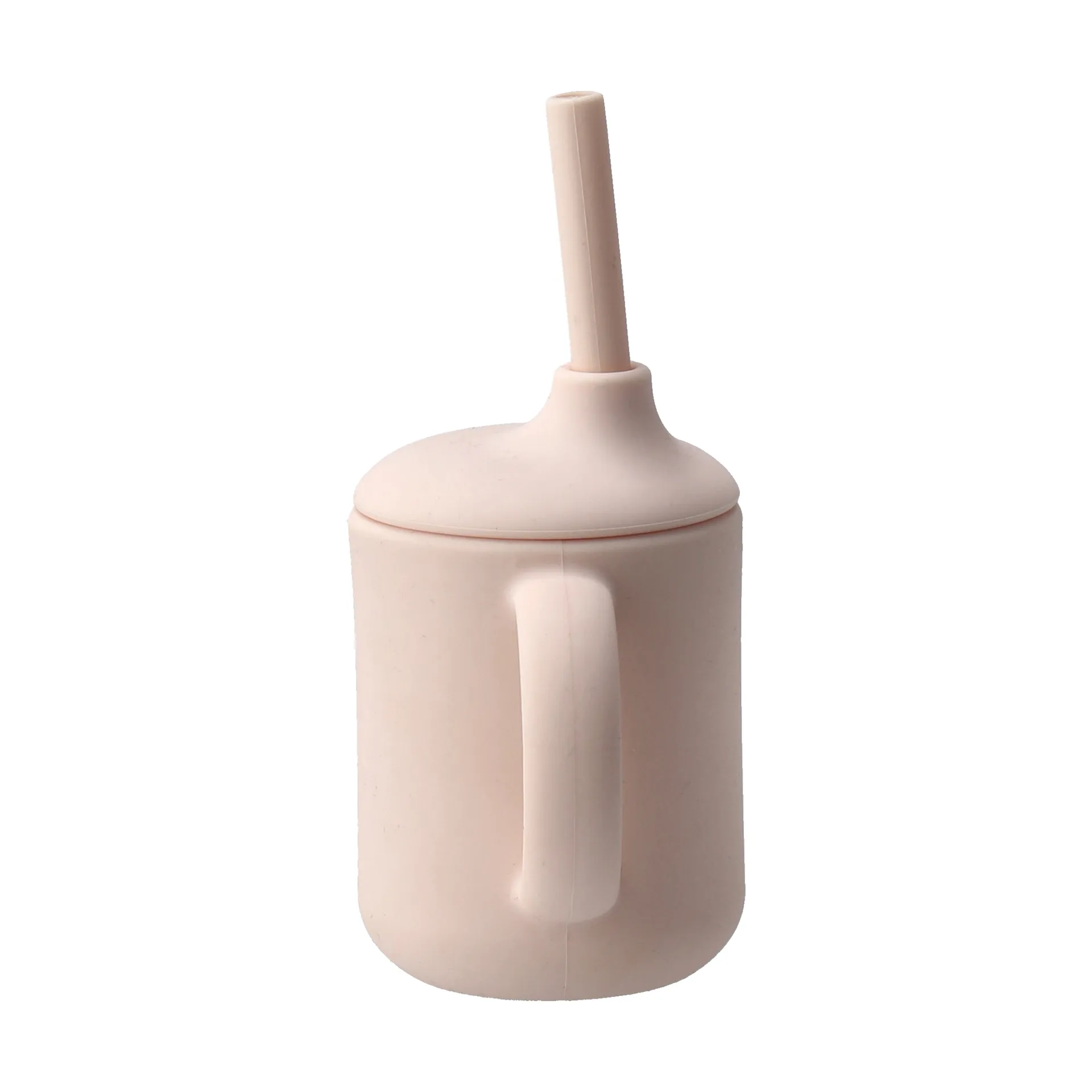 Idun mug with silicone straw 120 ml, Blusher Scandi Living