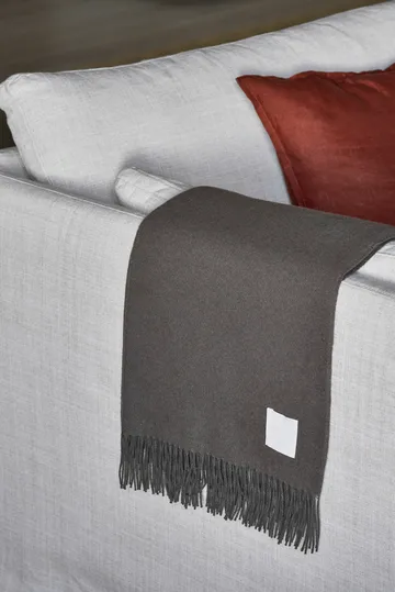 Loom cotton throw 125x170 cm - Taupe - Scandi Living
