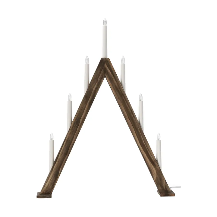 Nord advent candelabra 60 cm - Dark stained - Scandi Living