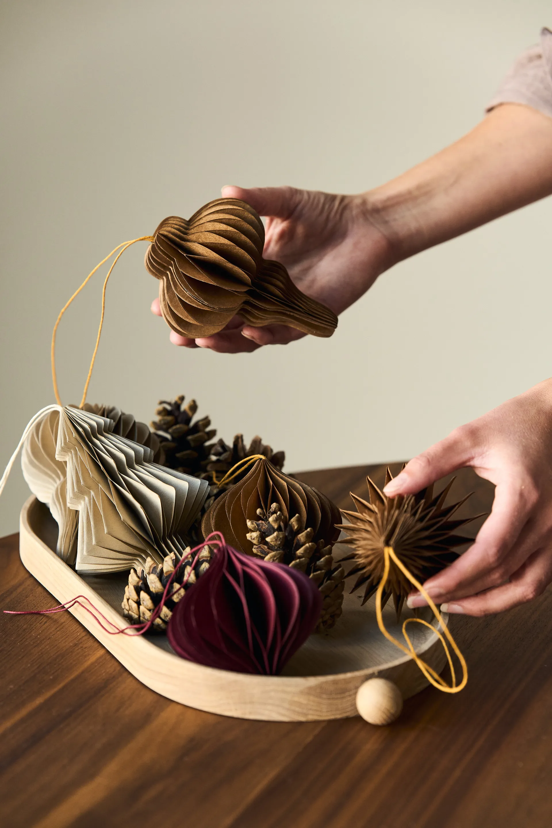 Onion baubles 4-pack, Red Scandi Living