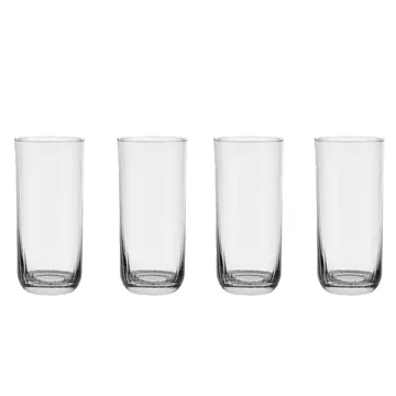 Pristine highball glass 40 cl 4-pack - Clear - Scandi Living