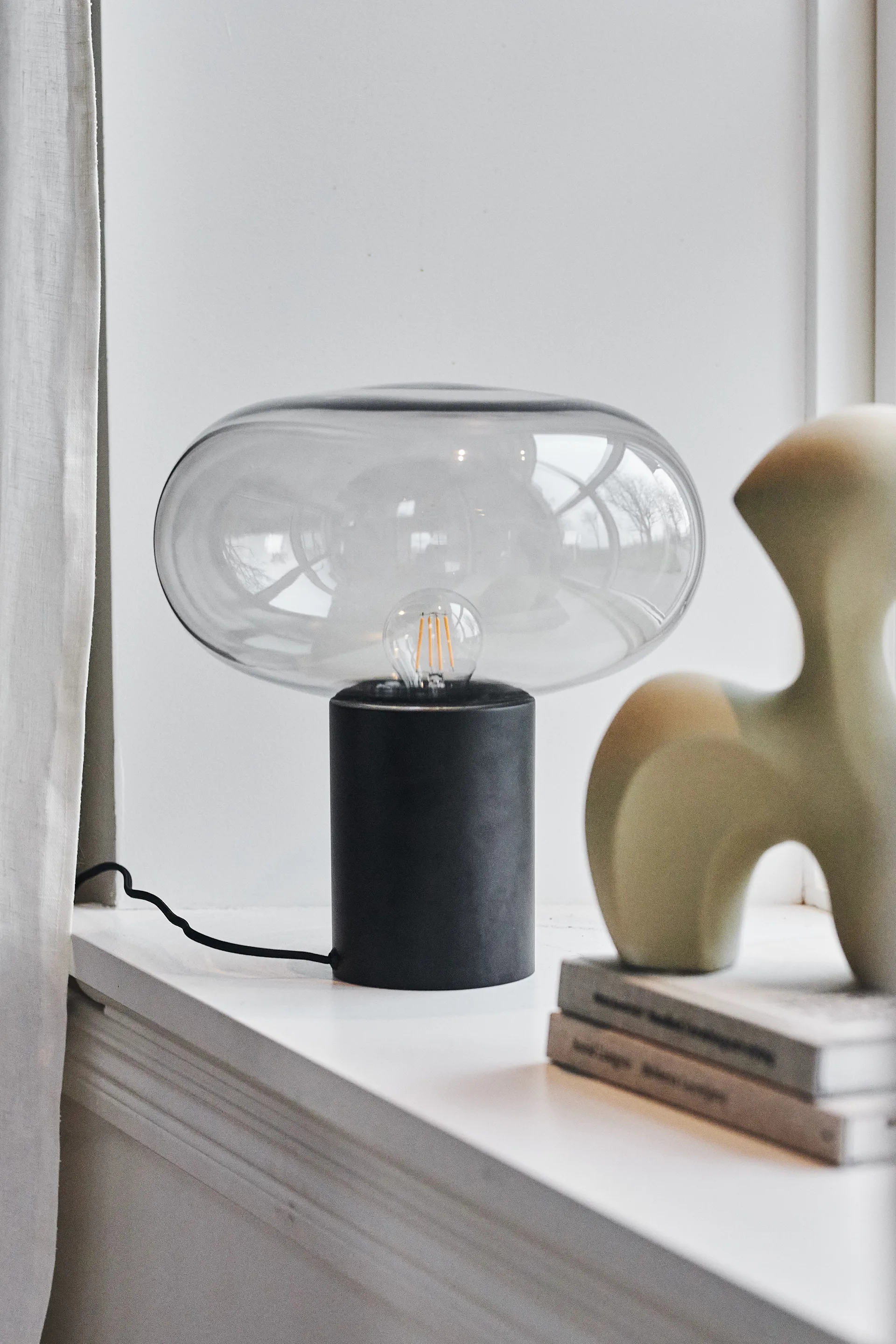 Rising table lamp 35.5 cm, Black Scandi Living
