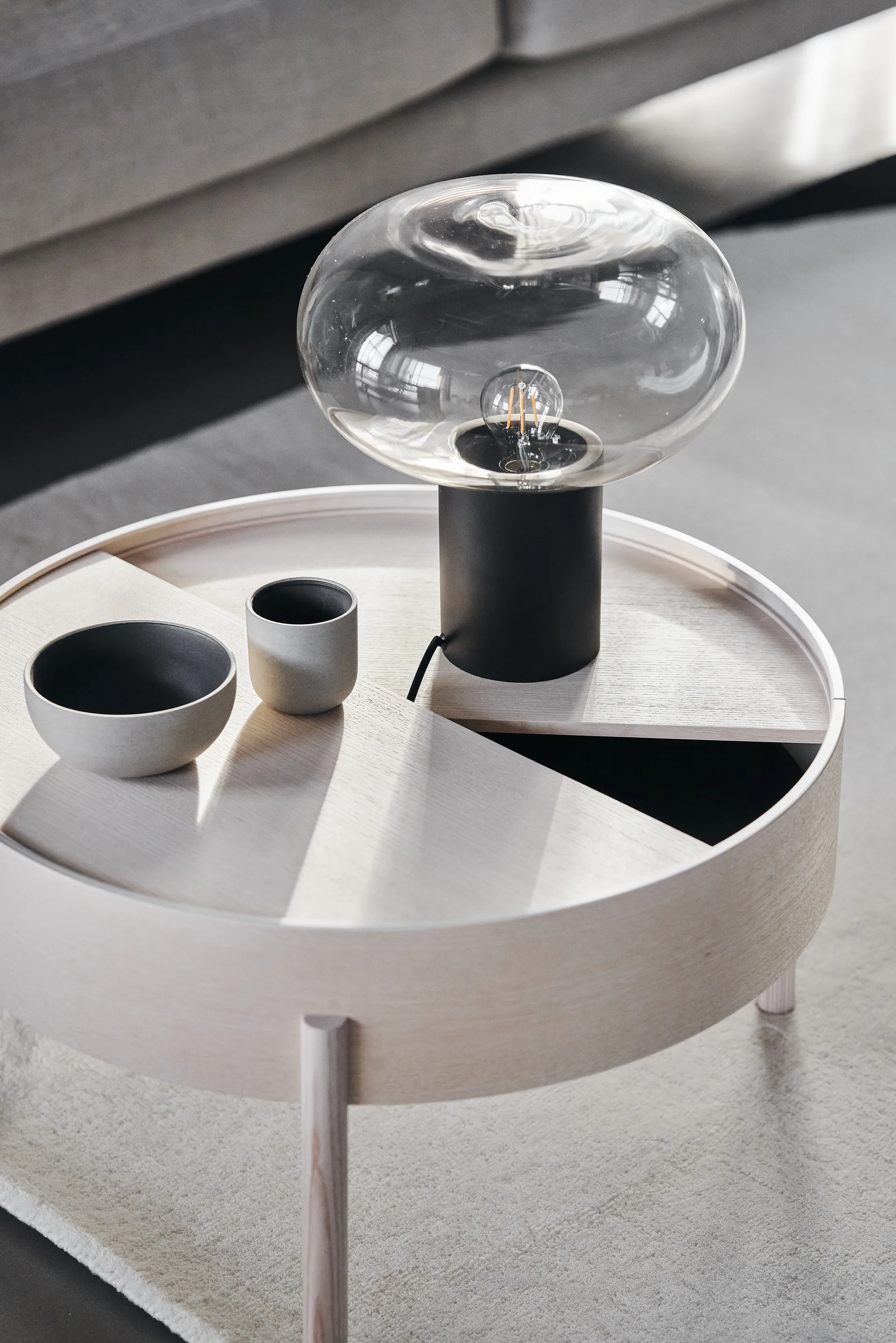 Rising table lamp 35.5 cm, Black Scandi Living