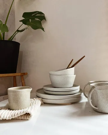 Sandsbro bowl light grey, Ø15 cm, 4-pack - Scandi Living