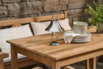 Sandsbro dinner plate light grey, Ø26 cm, 4-pack - Scandi Living