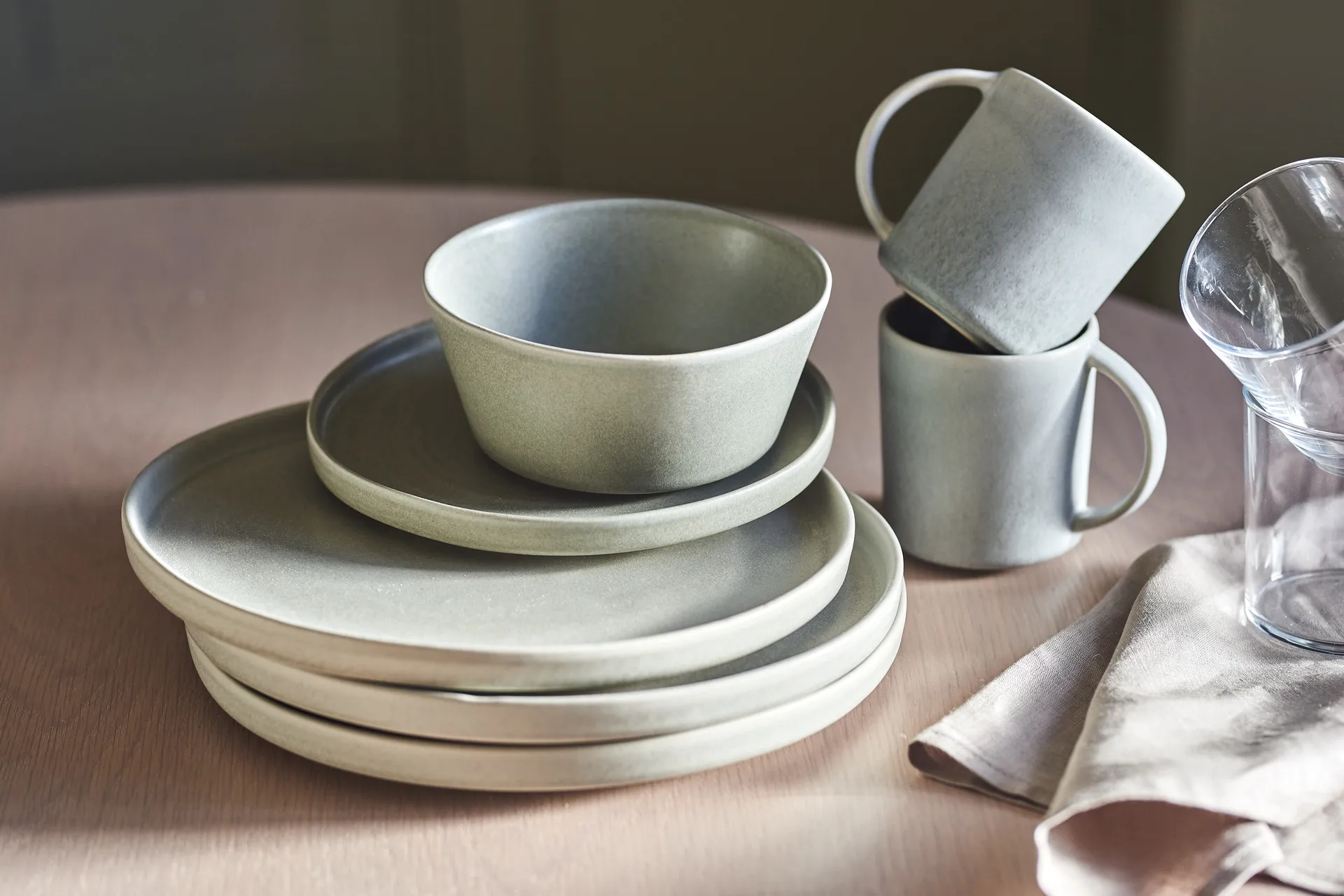 Sandsbro mug light grey, 30 cl, 6-pack Scandi Living