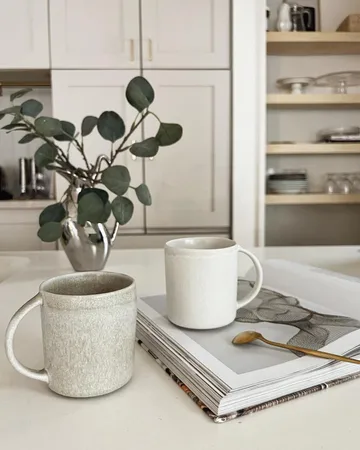 Sandsbro mug light grey, 30 cl, 6-pack - Scandi Living