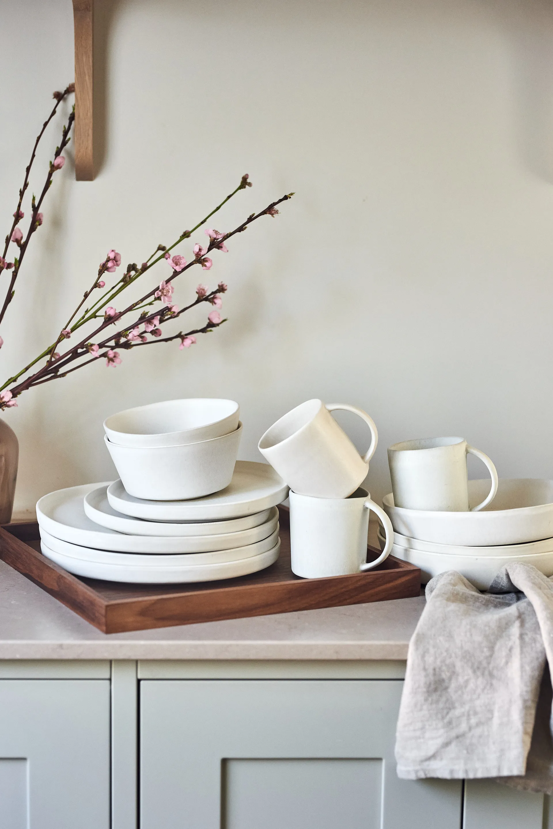 Sandsbro pasta plate, Off white, Ø23 cm Scandi Living