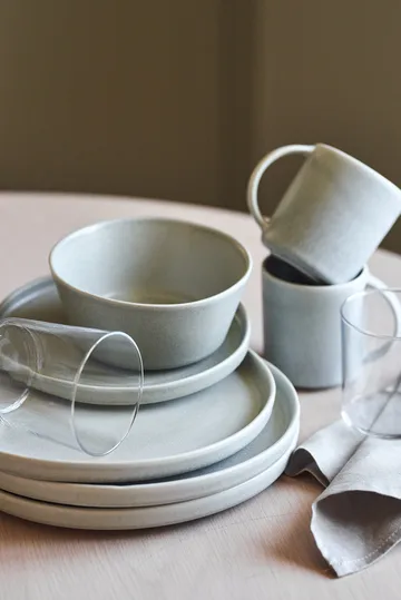 Sandsbro small plate - Light grey, Ø20 cm - Scandi Living