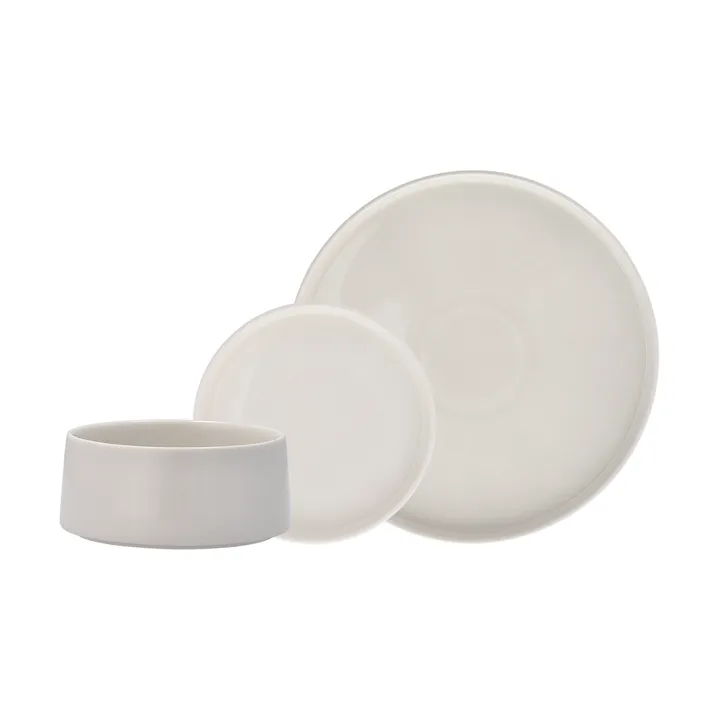 Taper dinnerware set 12 pieces - White - Scandi Living