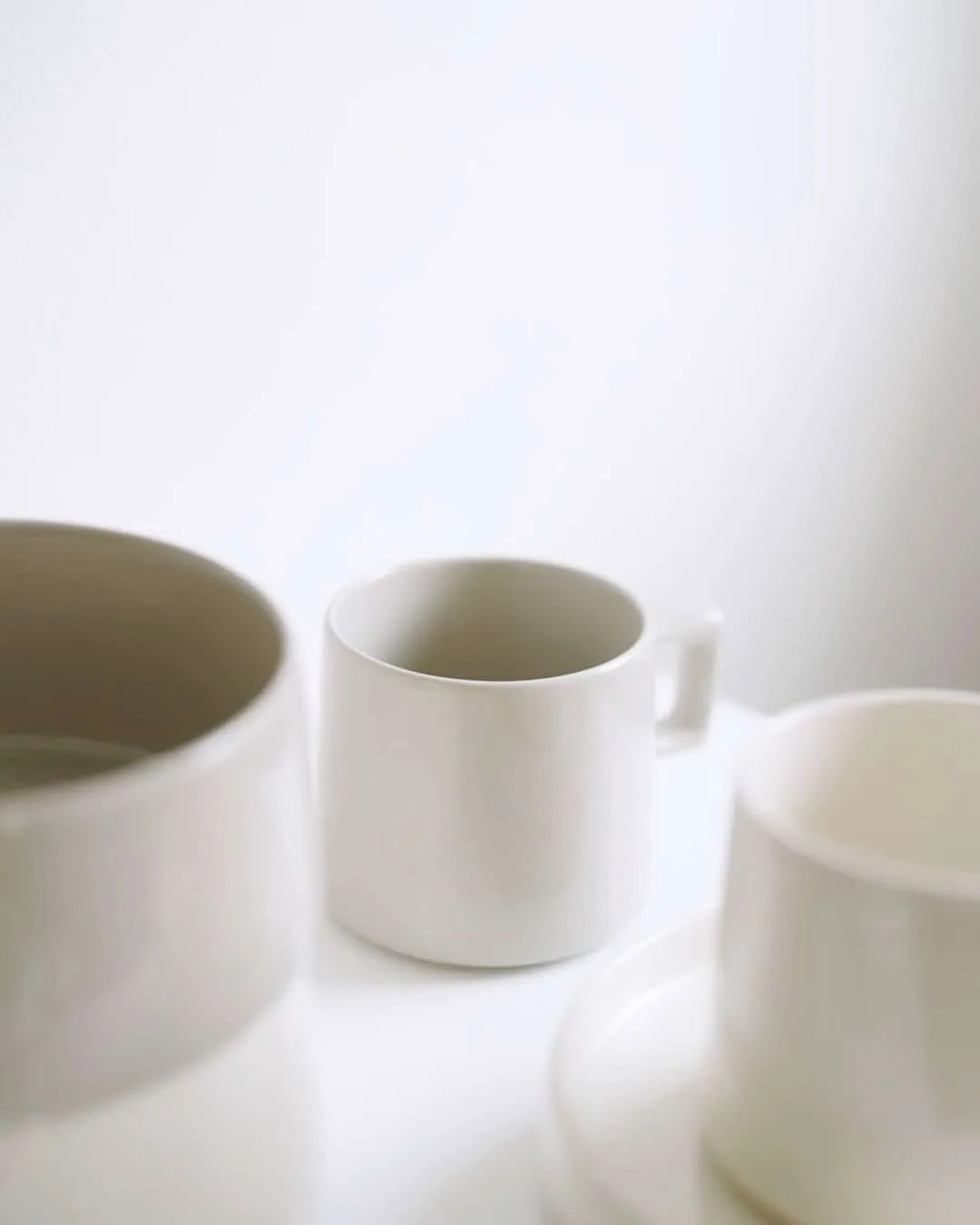 Taper Mug 30 cl, White Scandi Living