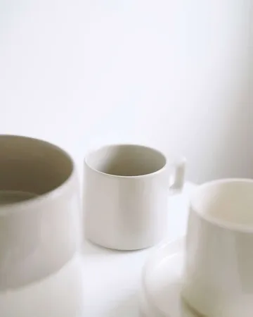 Taper Mug 30 cl - White - Scandi Living