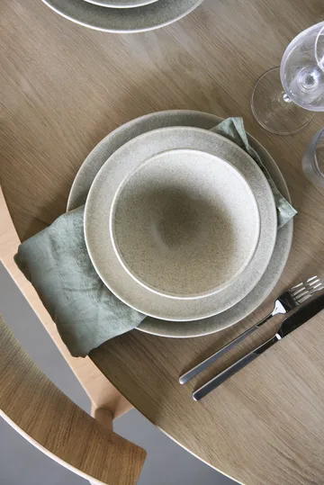 Terra dinner plate - Beige stoneware, Ø26,5 cm - Scandi Living